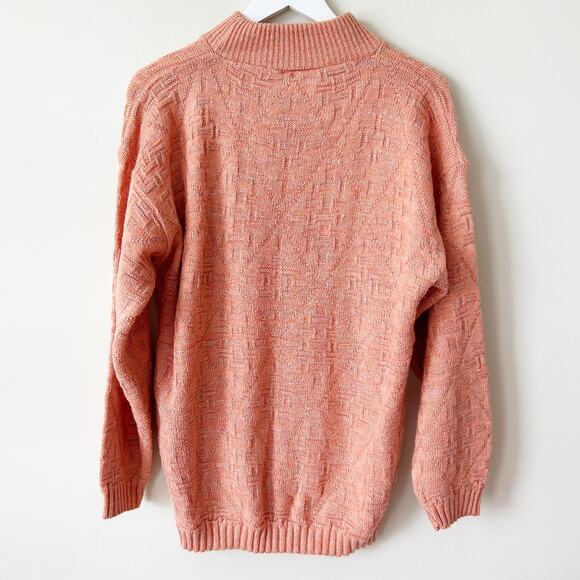 Vintage Helen Sue Sweater Size 10 3D Knit Metallic Made in USA Oversized Relaxed - Picture 3 of 5